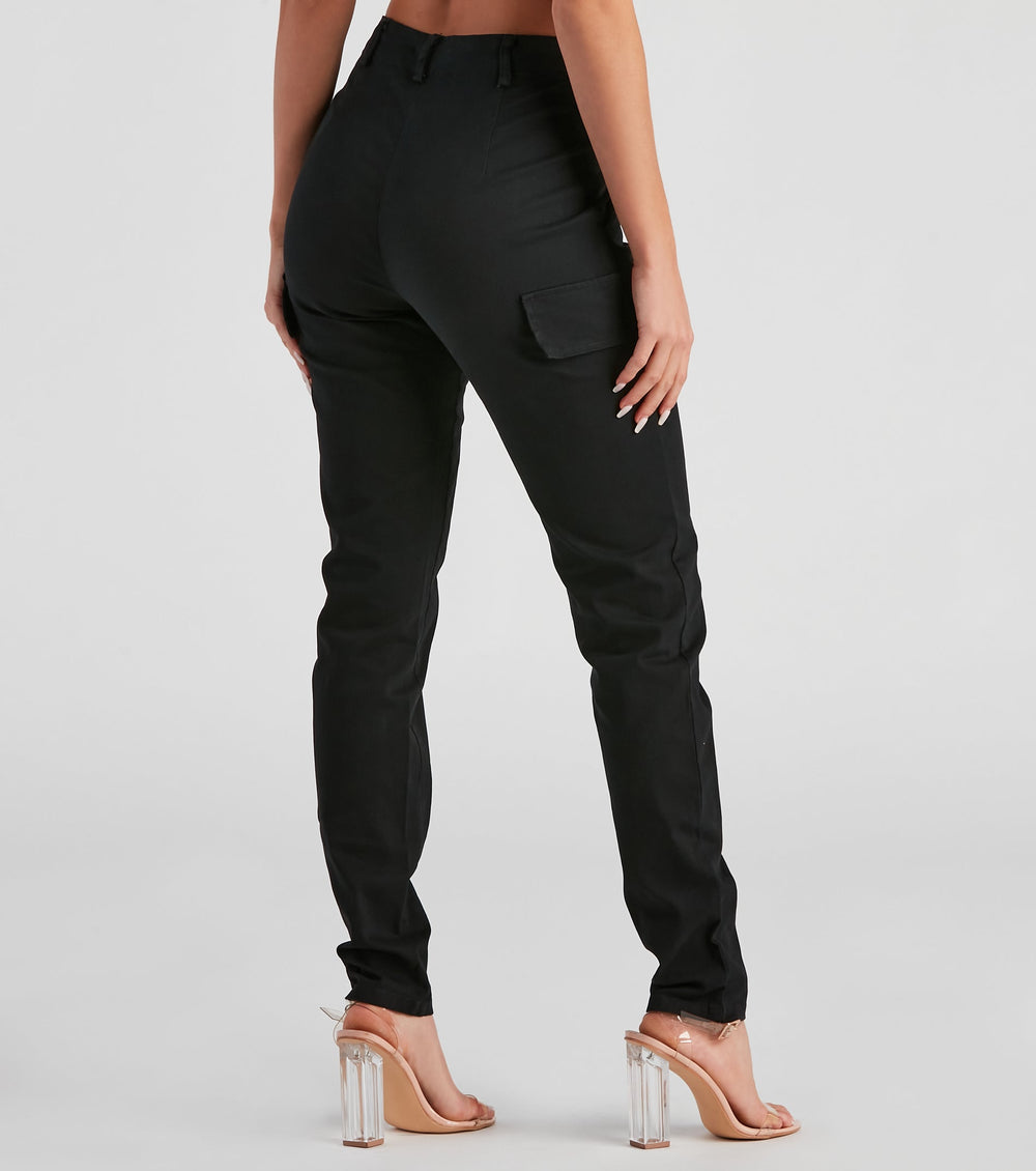 Anke | Stylowe Spodnie Cargo Skinny dla Kobiet