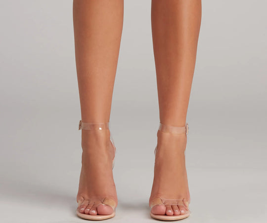 Przejrzyste Cele PVC Szpilki