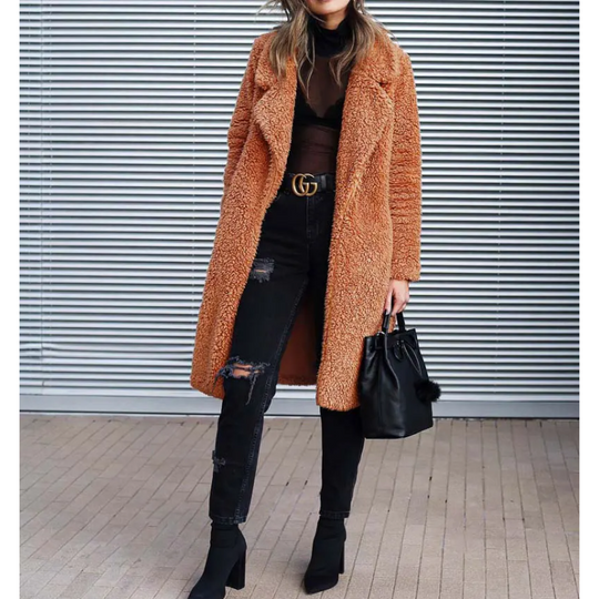 Lira - Stylowa Kurtka Teddy dla Kobiet