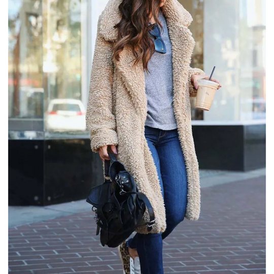 Lira - Stylowa Kurtka Teddy dla Kobiet