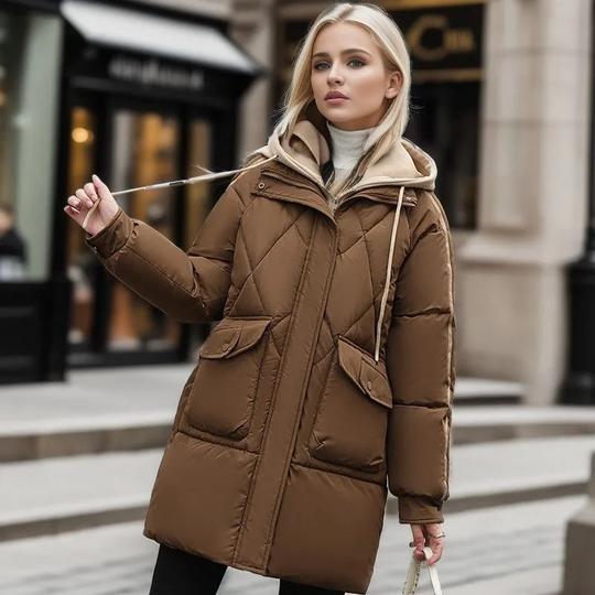 Gisela | Kurtka puchowa – Styl i ciepło