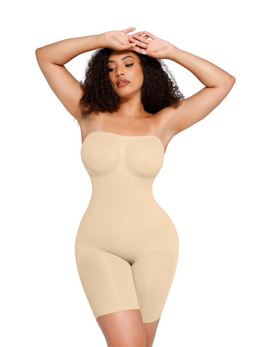 Bodysuit Modelujący Bez Ramiączek