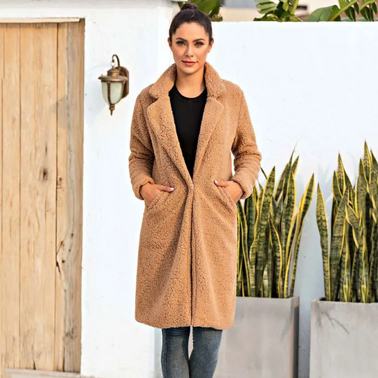 Lira - Stylowa Kurtka Teddy dla Kobiet