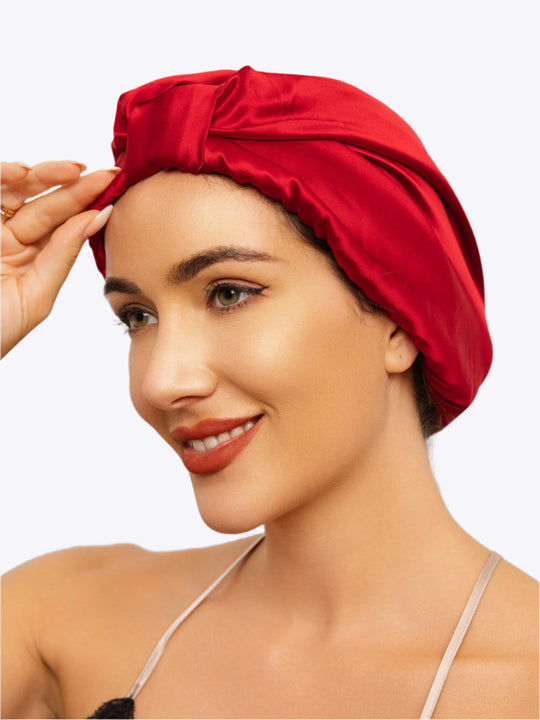 Adira - Komfortowy Stretch Satynowy Turban na Noc dla Kobiet