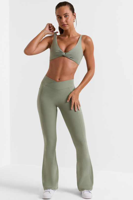 Spodnie Legginsy z Wysokim Stanem i Efektem Modelującym – Damskie