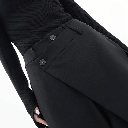 Pien | Eleganckie Szerokie Spodnie dla Odważnego Luksusowego Stylu dla Kobiet