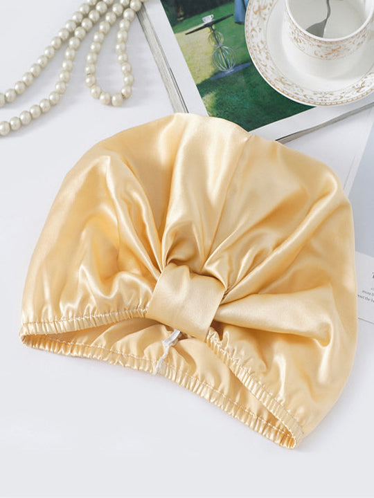 Adira - Komfortowy Stretch Satynowy Turban na Noc dla Kobiet