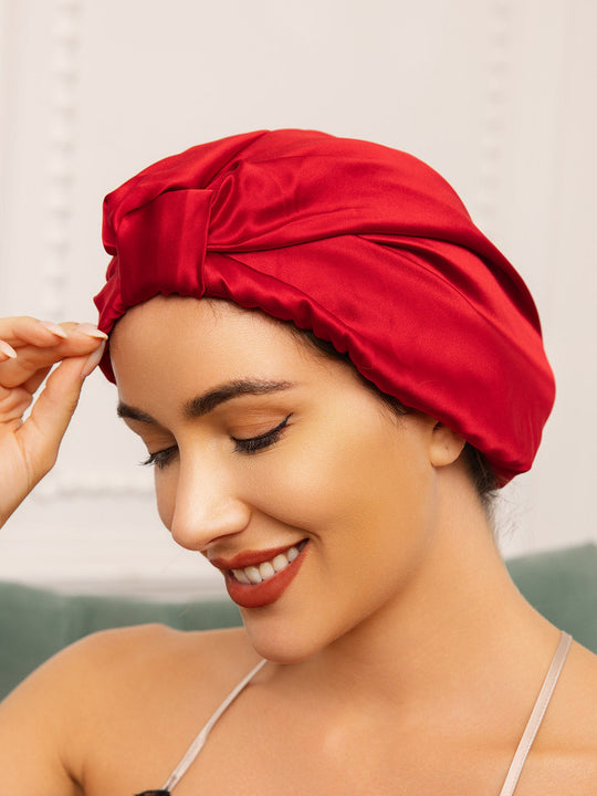 Adira - Komfortowy Stretch Satynowy Turban na Noc dla Kobiet