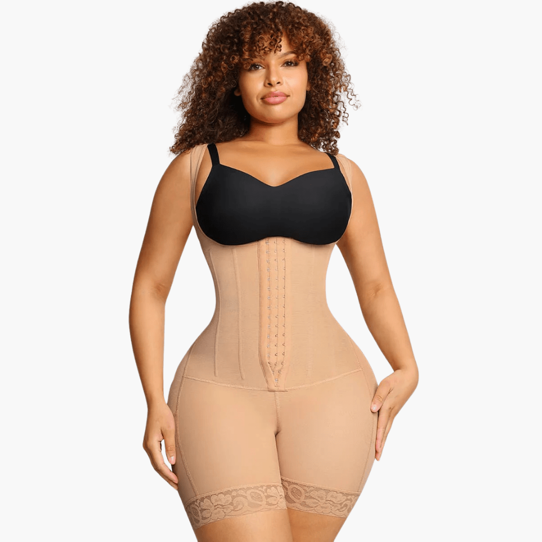 Ulva - Damski Body z Efektem Wcięcia w Talii