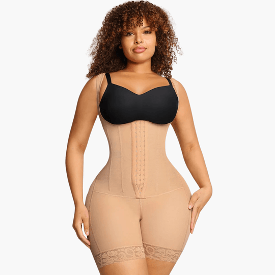 Ulva - Damski Body z Efektem Wcięcia w Talii