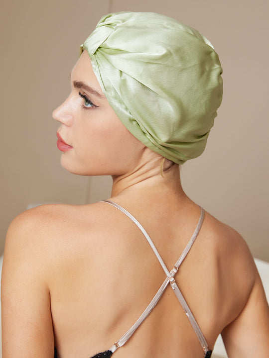Adira - Komfortowy Stretch Satynowy Turban na Noc dla Kobiet