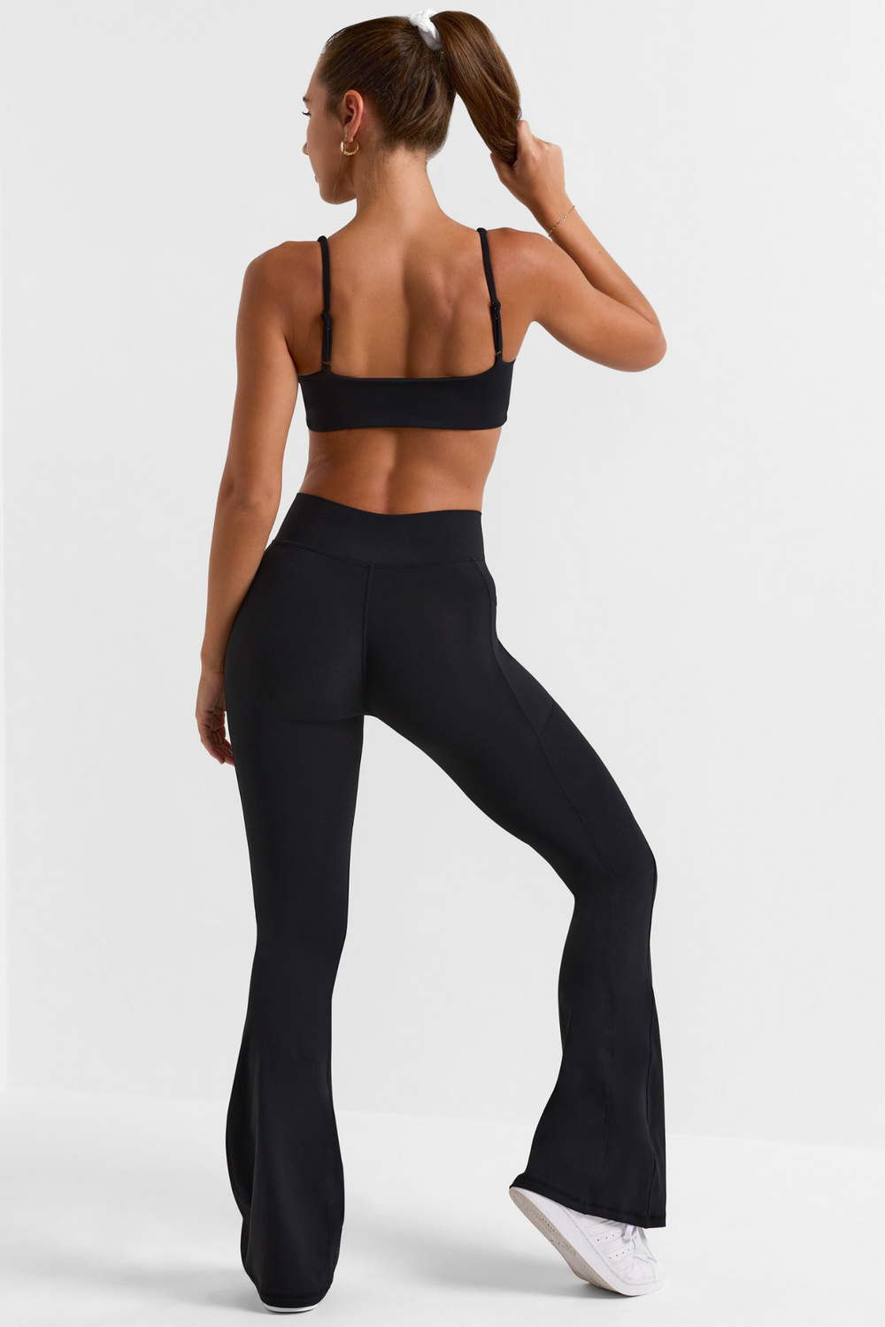 Spodnie Legginsy z Wysokim Stanem i Efektem Modelującym – Damskie