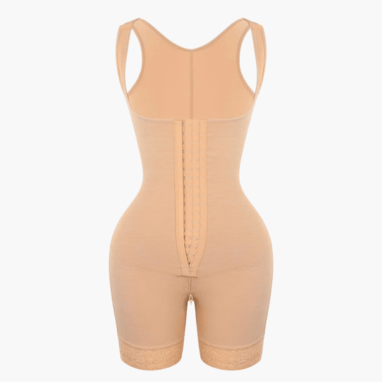 Ulva - Damski Body z Efektem Wcięcia w Talii