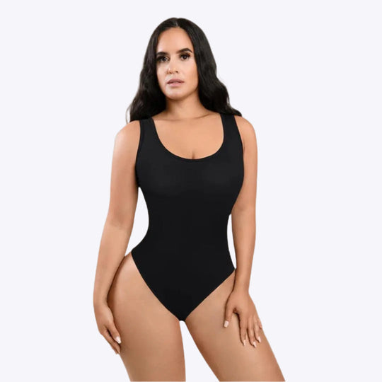 Loreleia - Flattering String Body dla kobiet z wbudowanym biustonoszem
