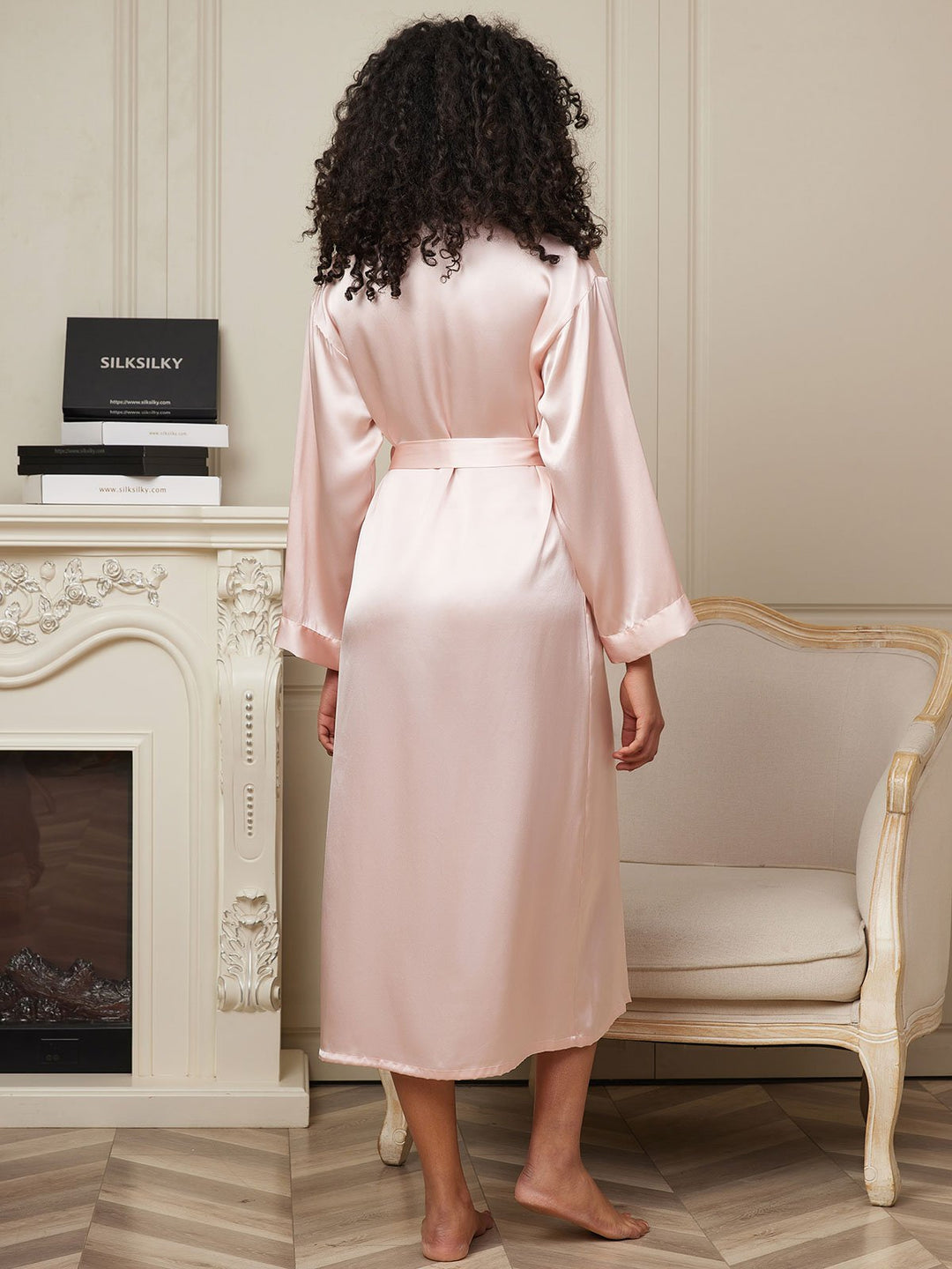 Ariella - Elegancki Drapowany Szlafrok dla Dam