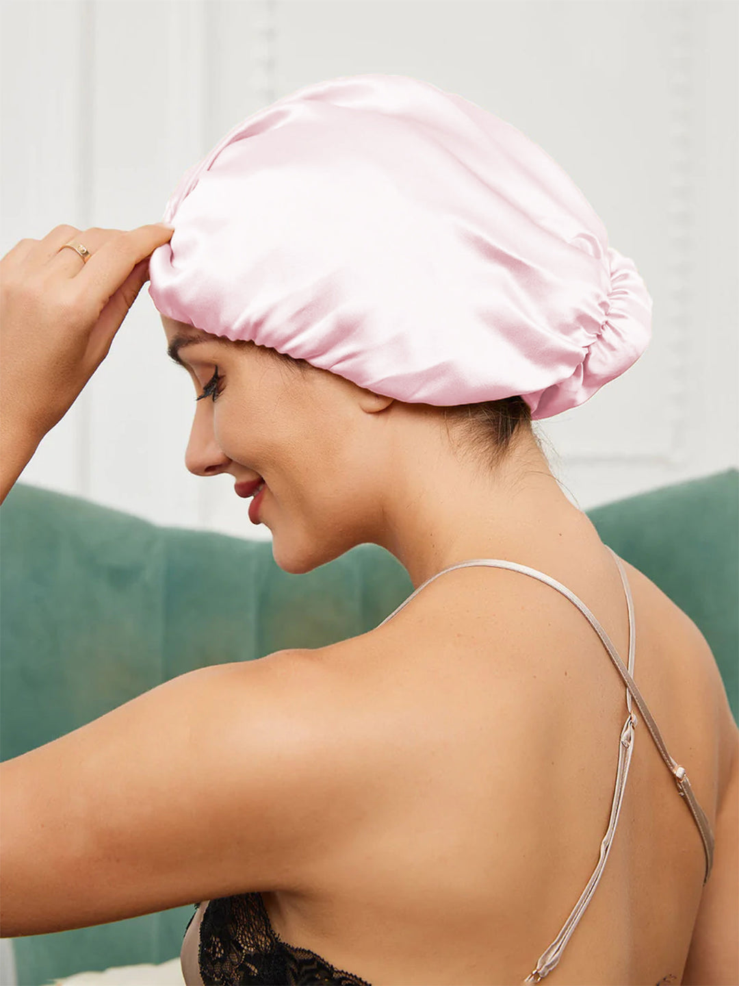 Adira - Komfortowy Stretch Satynowy Turban na Noc dla Kobiet