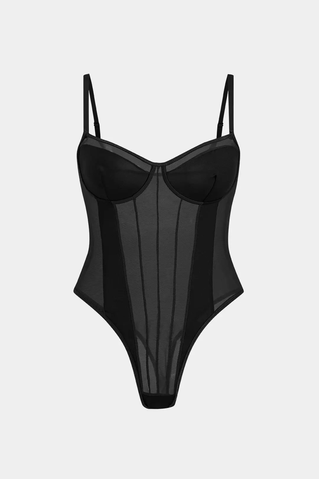 Thora - Body Dla Kobiet Plus Size z Seksownymi Koronkowymi Detalami