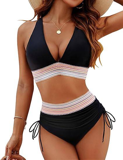 Beatrix - Elegancki Bikini w Wysokim Talii dla Kobiet