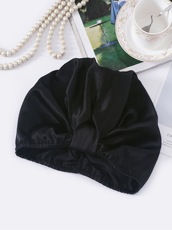 Adira - Komfortowy Stretch Satynowy Turban na Noc dla Kobiet