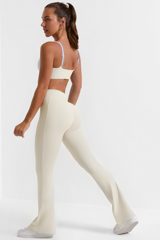 Spodnie Legginsy z Wysokim Stanem i Efektem Modelującym – Damskie