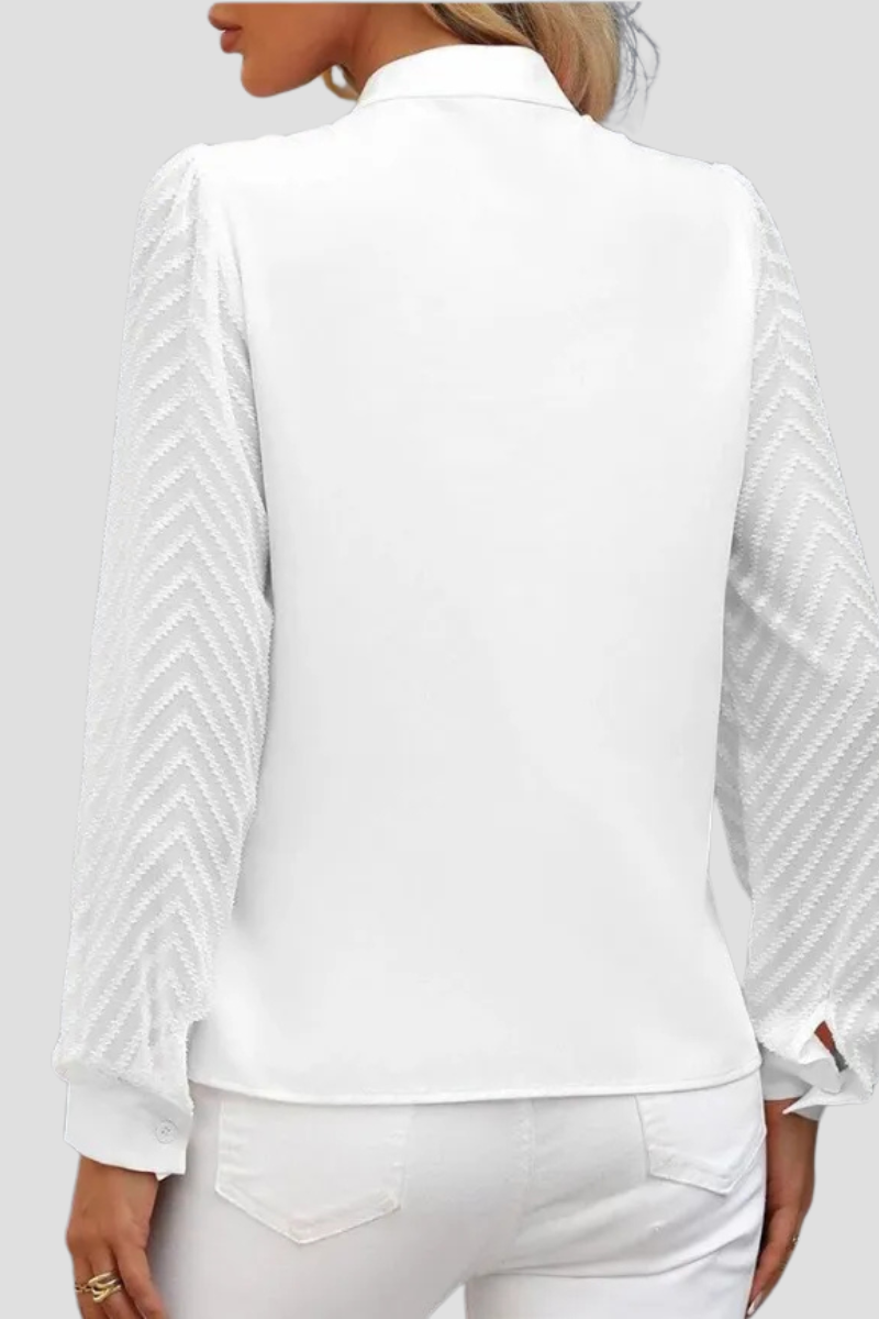 Amy | Elegancka Bluzka z V-dekoltem