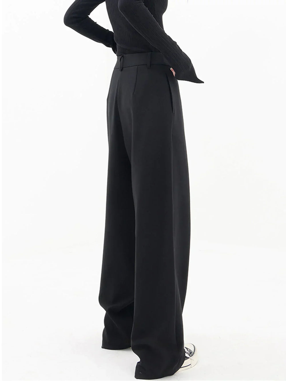 Marleen | Eleganckie Czarne Spodnie Damskie