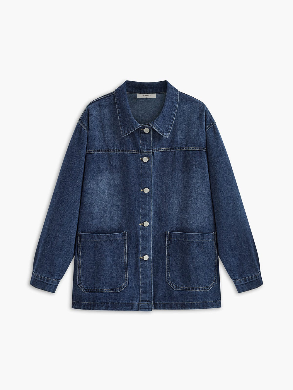 Emma | Oversized Denim-Jacket – Luźna i wszechstronna