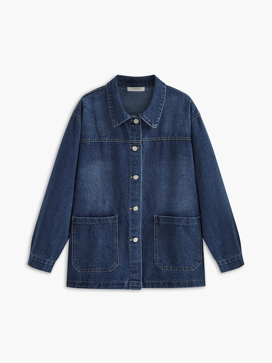 Emma | Oversized Denim-Jacket – Luźna i wszechstronna