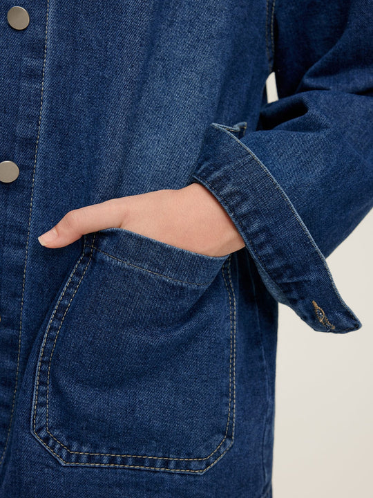 Emma | Oversized Denim-Jacket – Luźna i wszechstronna