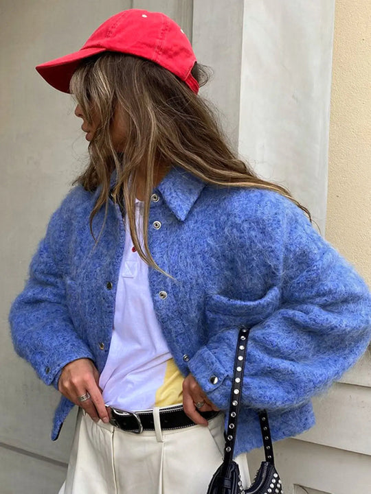 Alina | Elegancka kurtka z guzikami