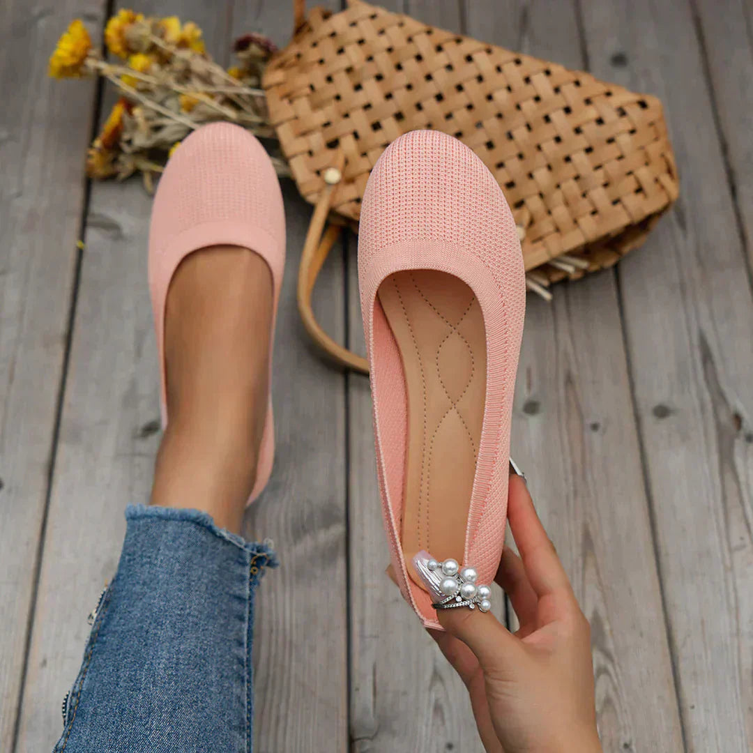Majvor | Oddychające Płaskie Baletki - Lekkie Slip-On Casual Flats dla Kobiet