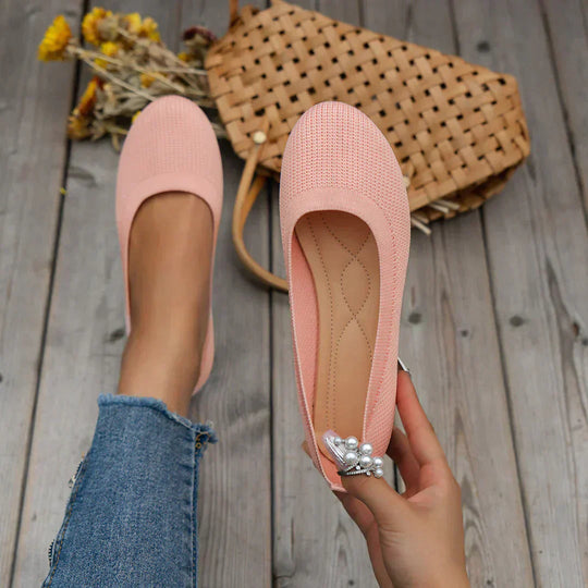 Majvor | Oddychające Płaskie Baletki - Lekkie Slip-On Casual Flats dla Kobiet