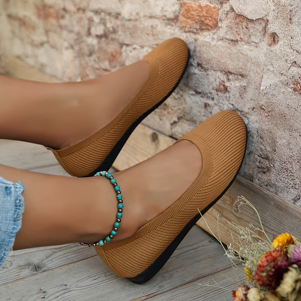Majvor | Oddychające Płaskie Baletki - Lekkie Slip-On Casual Flats dla Kobiet