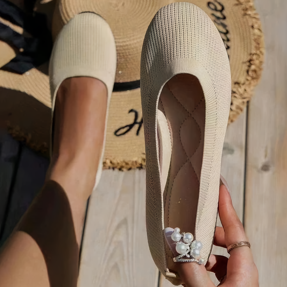 Majvor | Oddychające Płaskie Baletki - Lekkie Slip-On Casual Flats dla Kobiet
