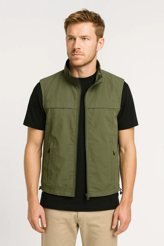 Kamizelka Męska | Sportowa Warstwa Pośrednia | Praktyczna i Wszechstronna