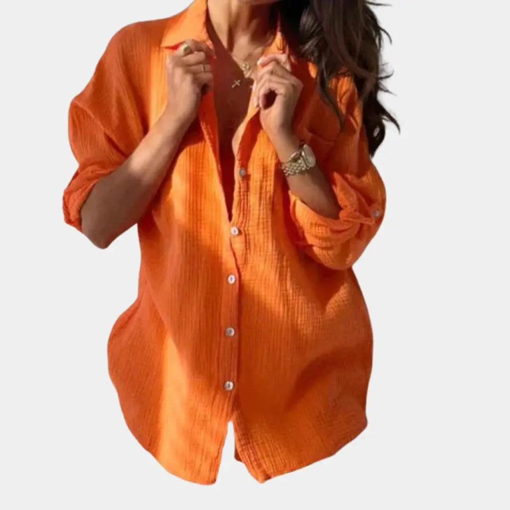 Rhiain - Elegancka Casual Bluzka na Lato dla Dam