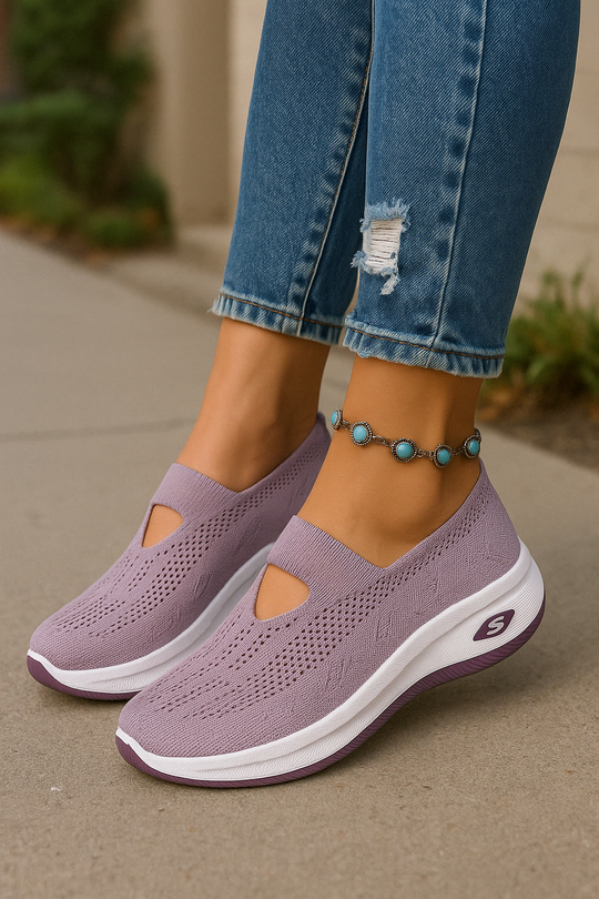 SootheFit | Orthopedyczne damskie sneakersy z siateczki - Wygodne, Oddychające, Lekkie
