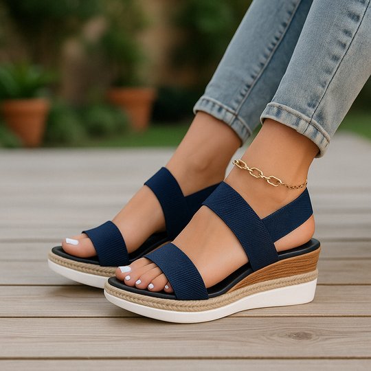 Anjeza | Sandały ortopedyczne z elastycznym paskiem - Casual Slip-Ons na lato