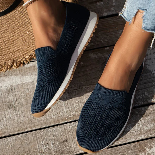 Breeza | Casual Damskie Buty Slip-On z Siatki - Oddychające, Lekkie