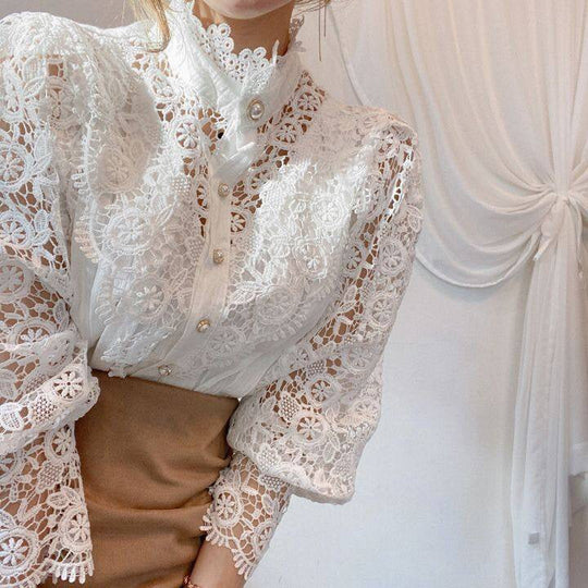 Evy | Elegancka Bluzka Koronkowa