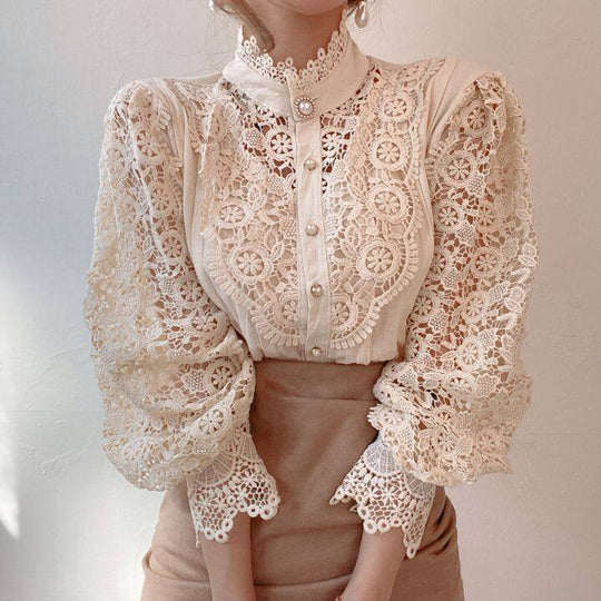 Evy | Elegancka Bluzka Koronkowa