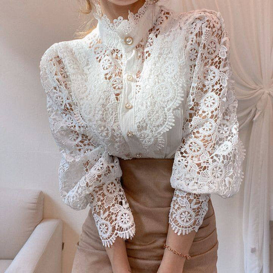 Evy | Elegancka Bluzka Koronkowa