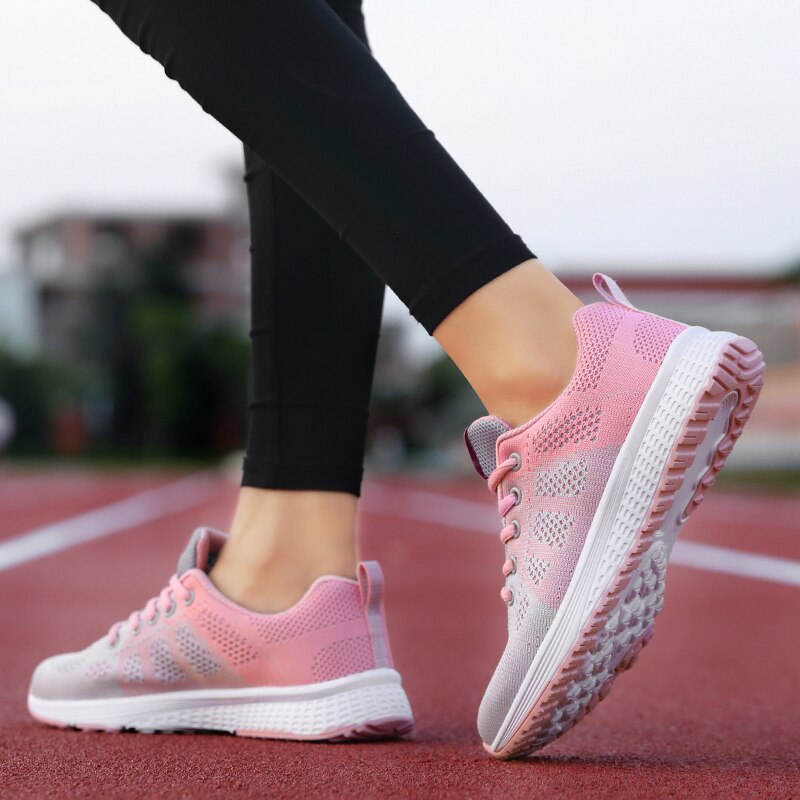Buty sportowe ortopedyczne z siateczką damskie