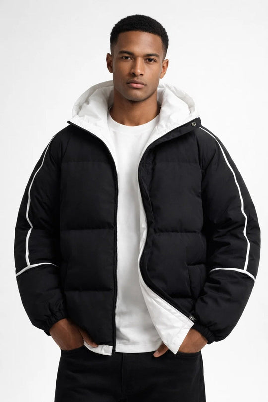 Kurtka Męska | Premium | Z Kapturem | Zima