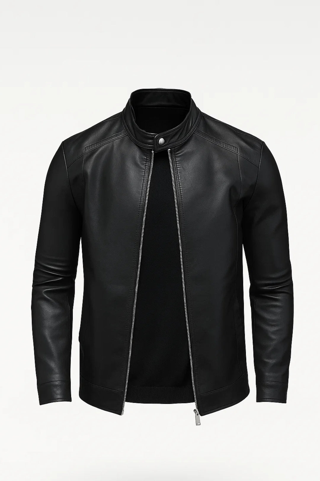 Kurtka Męska | Z Zipperem | Minimalistyczna | Całoroczna | Wygodny krój