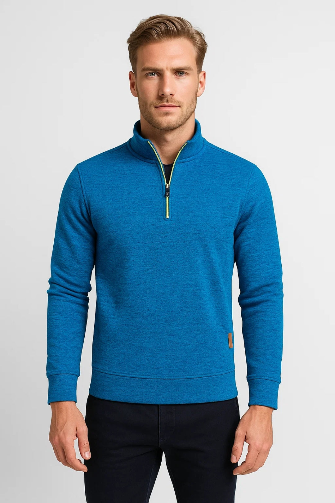 Sweter Męski | Zamek na Pół | Casual | Zima | Idealny na zimne dni