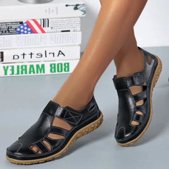 Stridea | Ortopedyczne sandały dla kobiet - Antypoślizgowe skórzane wygodne buty