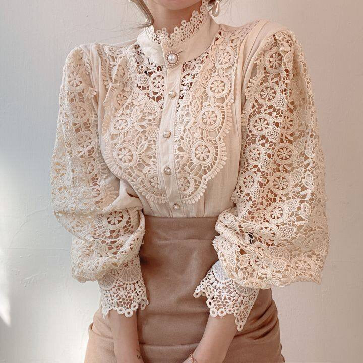 Evy | Elegancka Bluzka Koronkowa