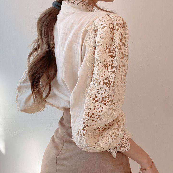 Evy | Elegancka Bluzka Koronkowa