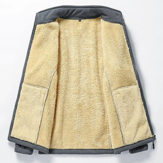 Męska Kurtka Casual z Zapięciem na Zamek | Idealna na Zimę